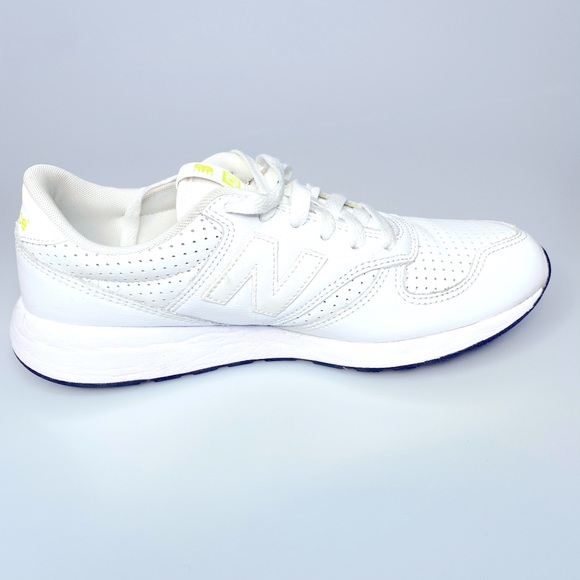 New Balance 420 White/Lime Mens/Womens - Picture 6 of 9